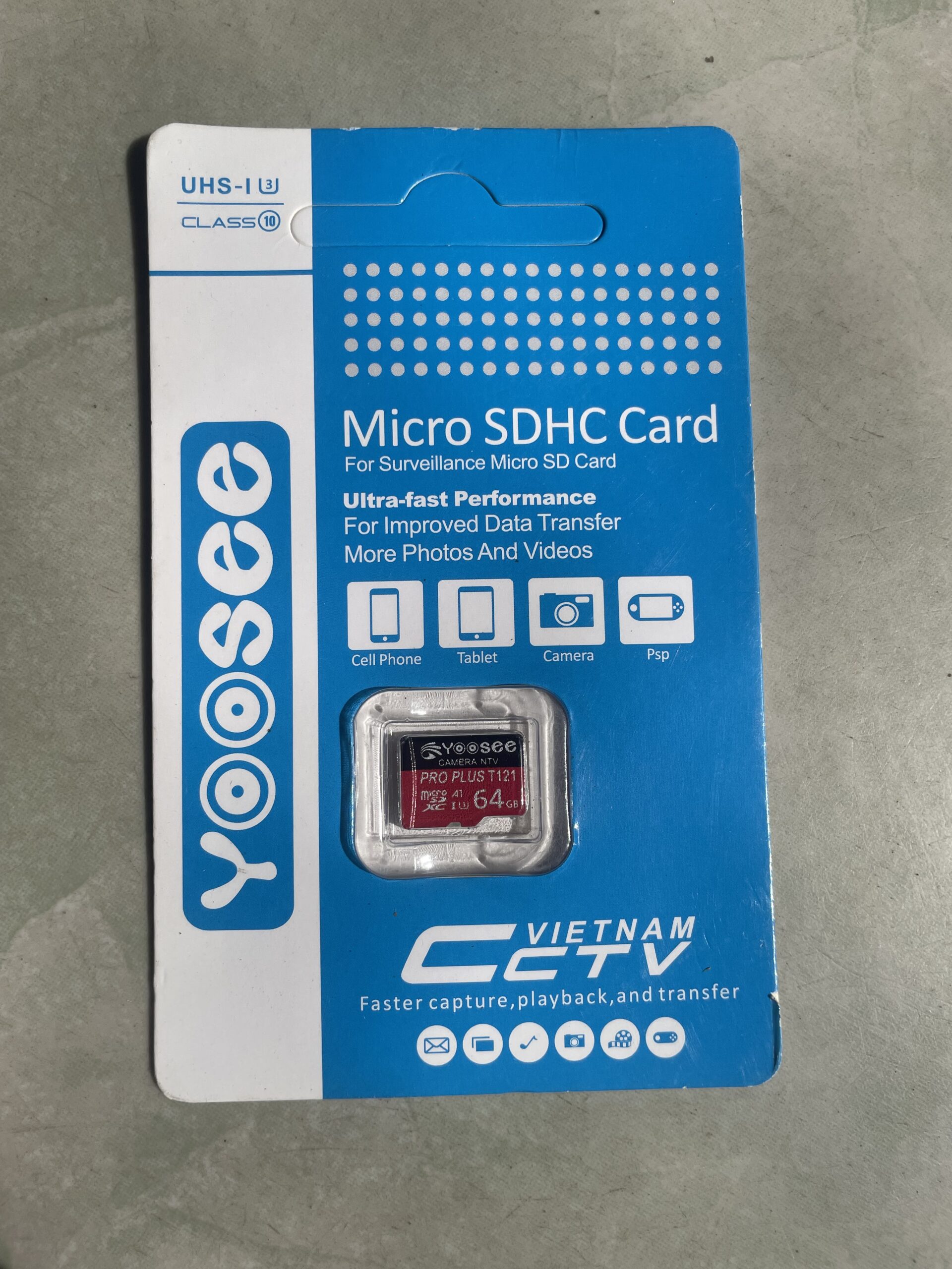 Bán Combo Camera Yoosee 3 Mắt, Thẻ Nhớ 64g